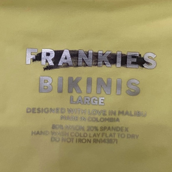 New! Frankie’s bikinis Nick Floral Cheeky Bikini Bottom nwot 24156 - Picture 10 of 12